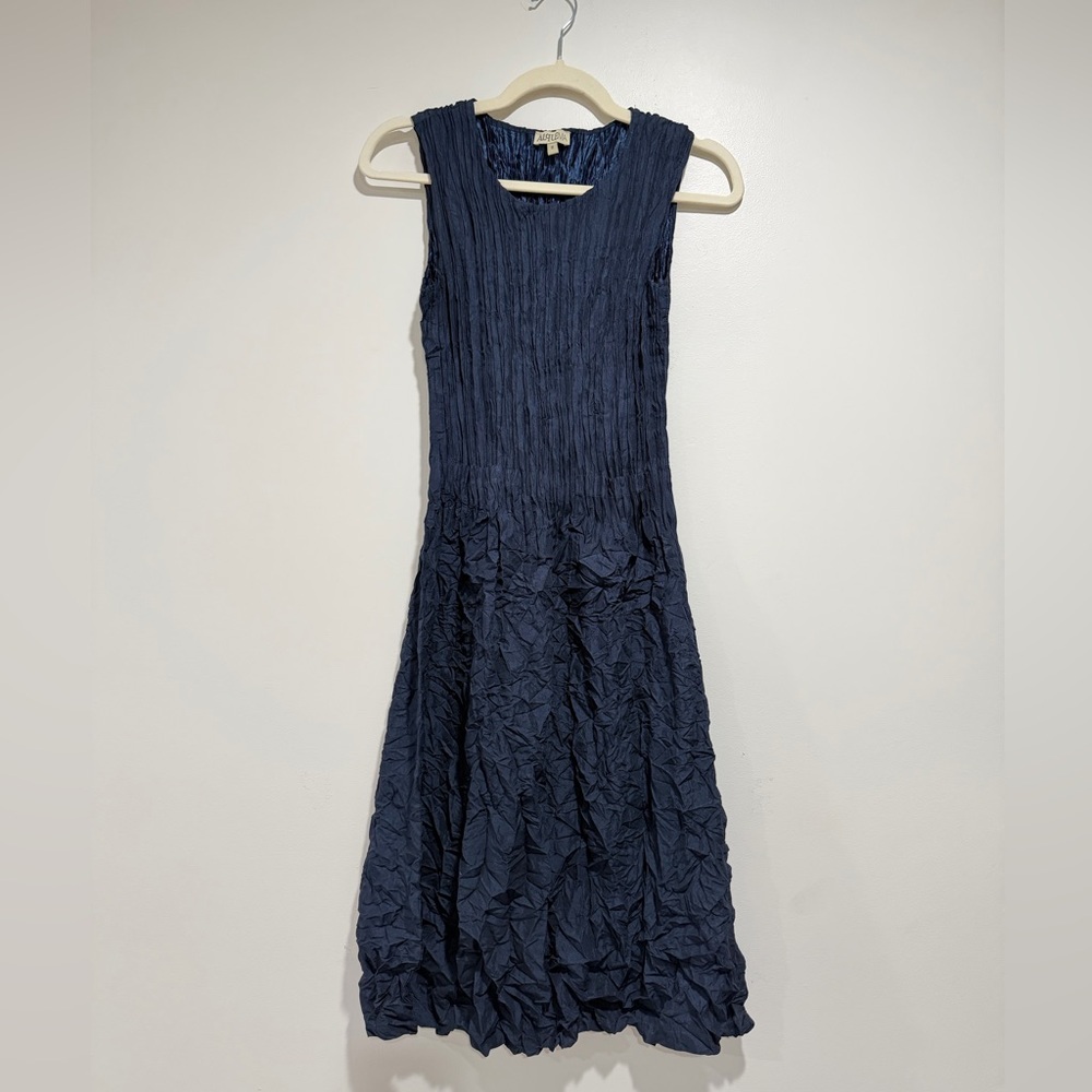 ALQUEMA Smash Pocket Dress in Ink Navy Blue, sz US 2-4/6 - Picture 4 of 12